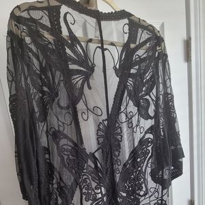 Black Lace Duster